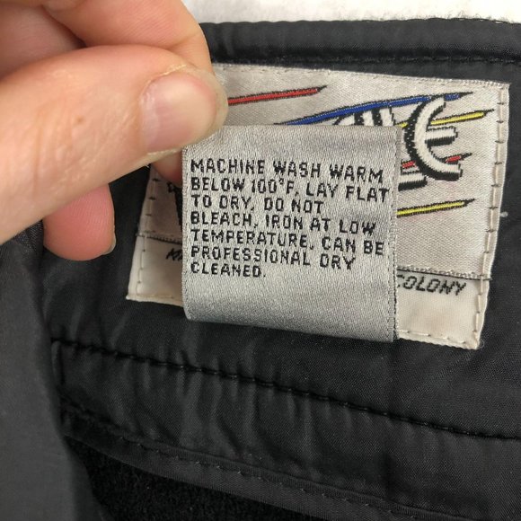 Profile Vintage Black Wool Blend Snow Pants Sz 10 - Picture 9 of 9